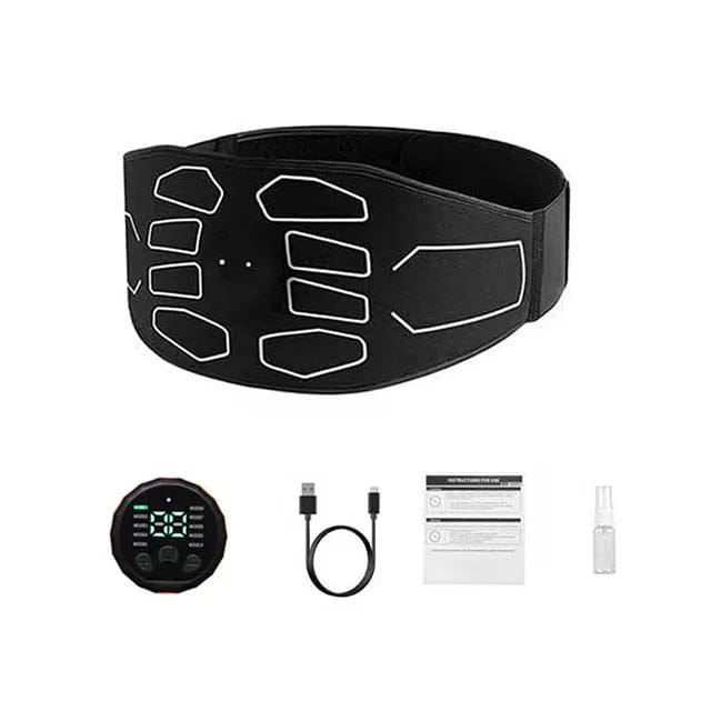 PulseTone Pro — Estimulador Muscular de 8 Zonas para Abdomen y Core